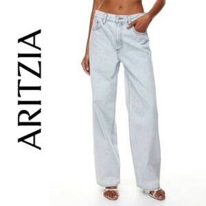 ARITZIA - Denim Forum - THE '90S LO-RISE BAGGY WIDE Women's Jeans Size 31